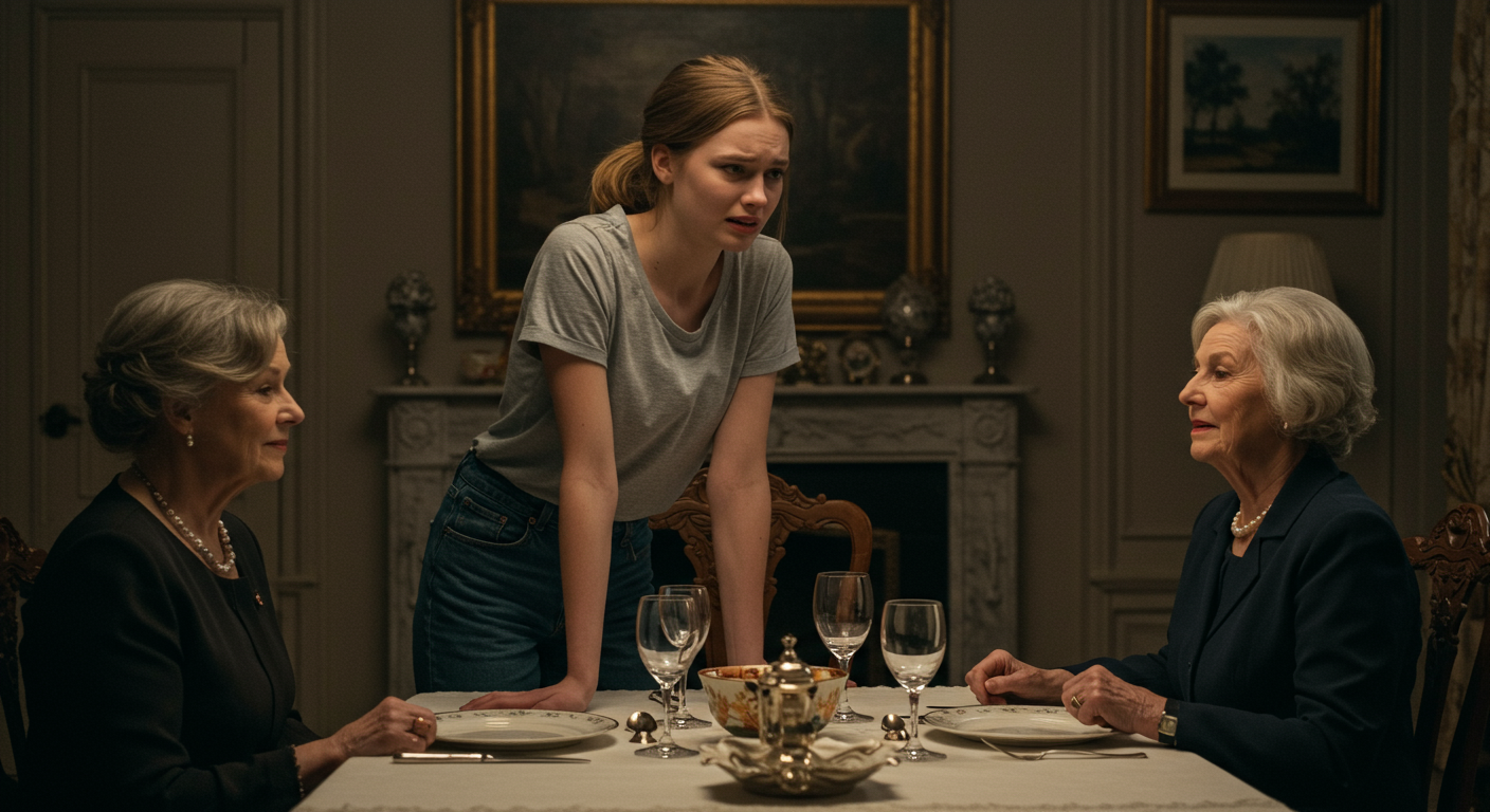 AITA for leaving family dinner after my boyfriend’s mom said I “fit in better with the staff than the guests”?