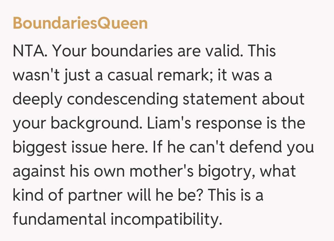 Comentariu de la BoundariesQueen