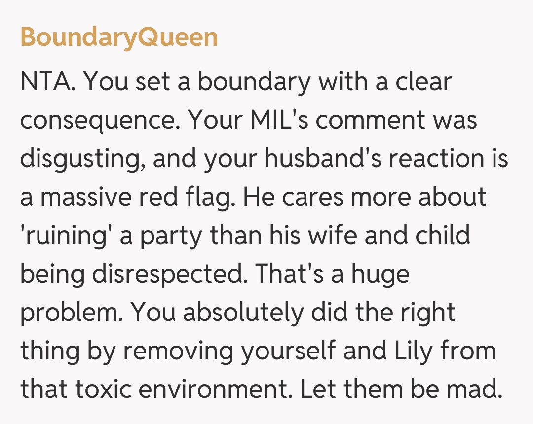 Comentariu de la BoundaryQueen