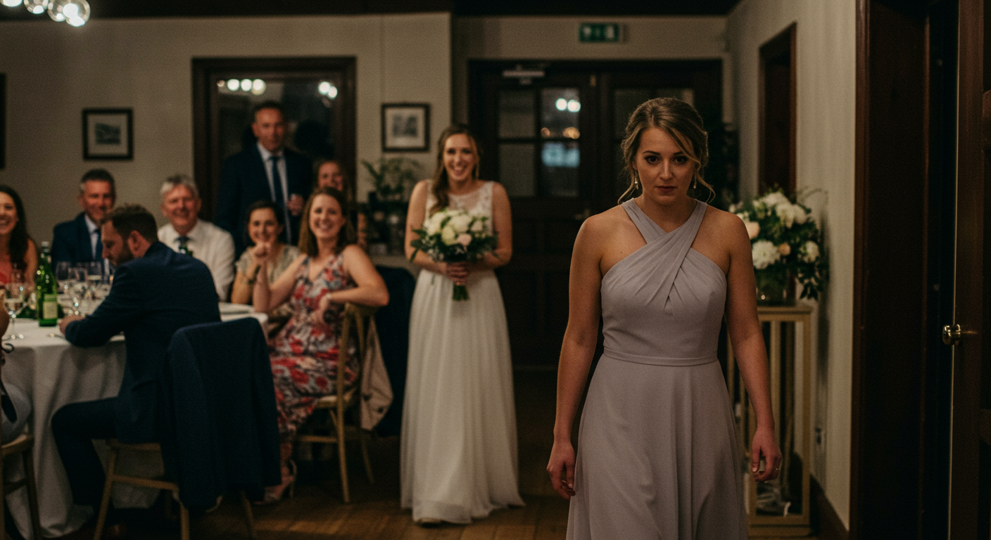 AITA for leaving my best friend’s wedding after she told the guests I “owe her” for letting me be maid of honor?