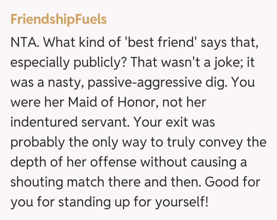 Comentariu de la FriendshipFuels