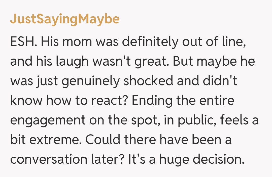 Comentariu de la JustSayingMaybe