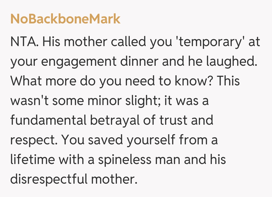 Comentariu de la NoBackboneMark