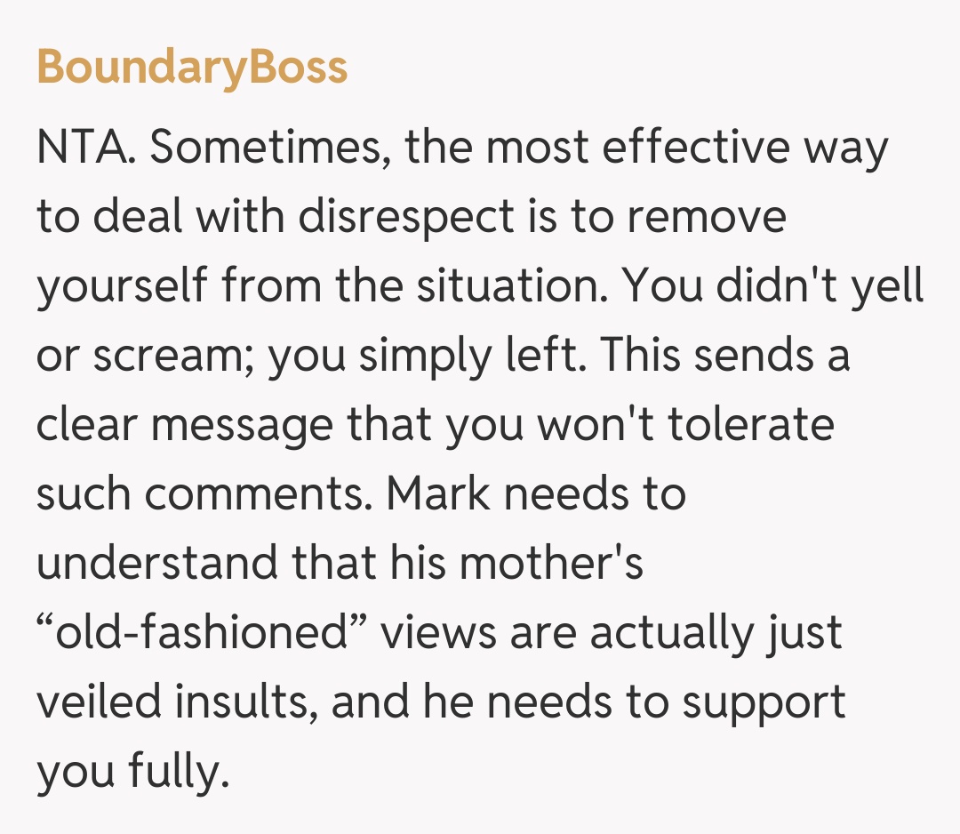 Comentariu de la BoundaryBoss