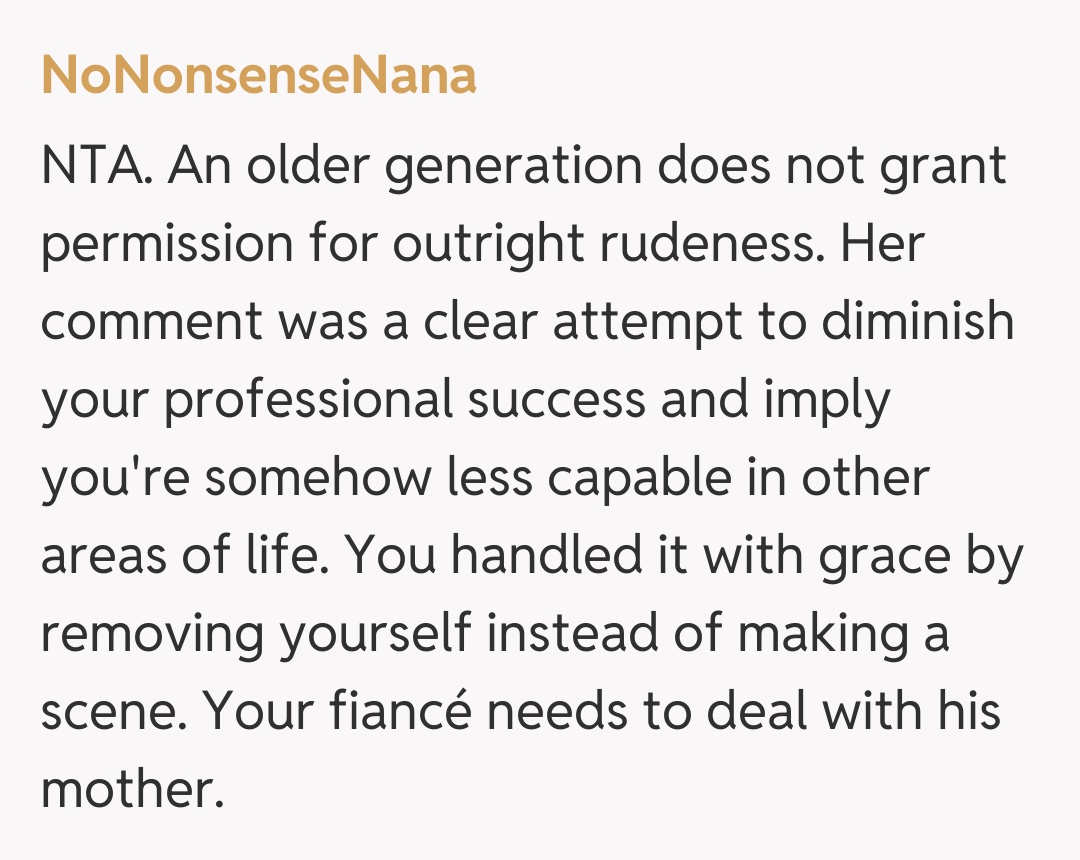 Comentariu de la NoNonsenseNana