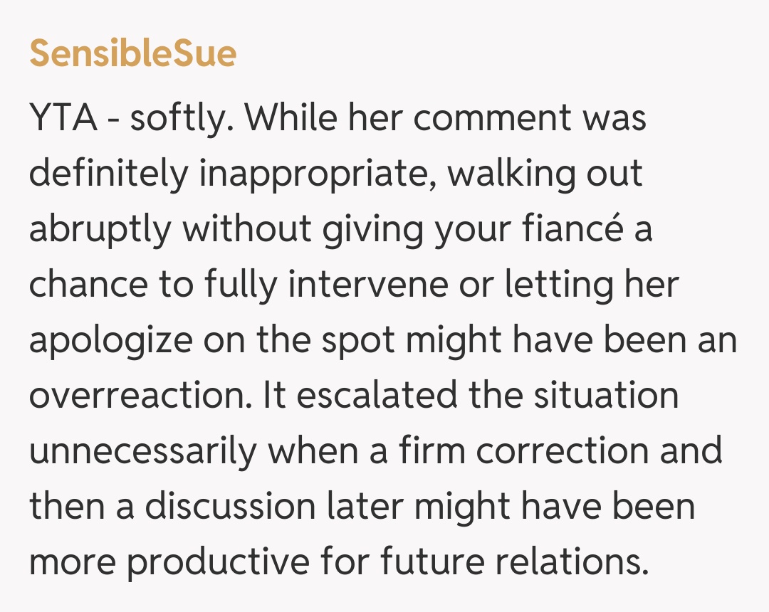 Comentariu de la SensibleSue