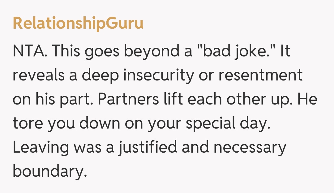 Comentariu de la RelationshipGuru