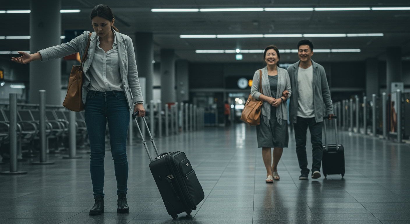 AITA for leaving the airport after my MIL “surprised” us by booking seats apart so she could sit by my husband?