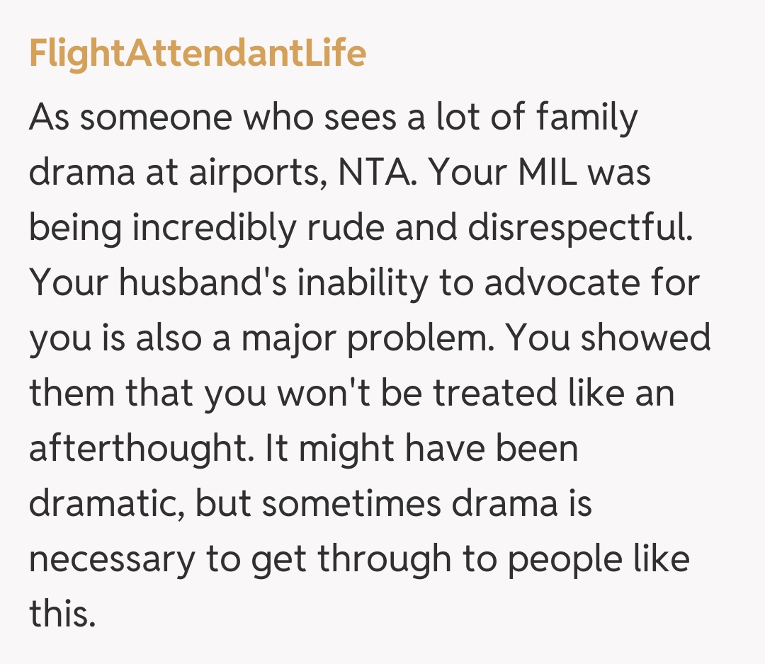 Comentariu de la FlightAttendantLife