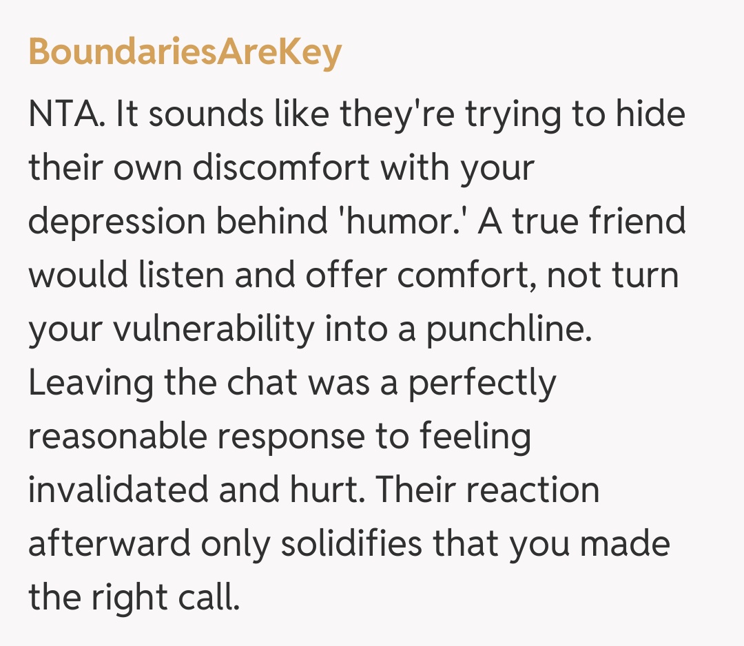 Comentariu de la BoundariesAreKey