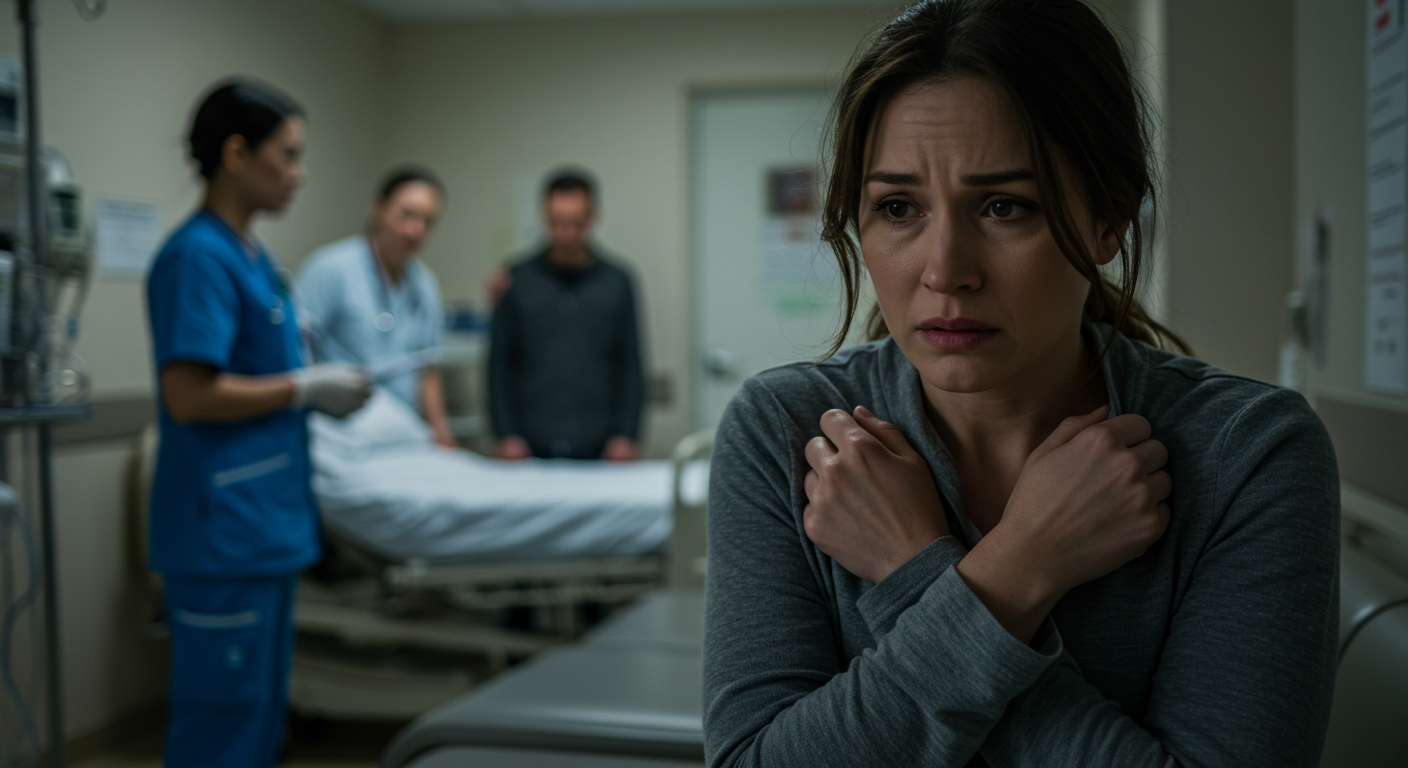 AITA for leaving the hospital after my husband told the nurse “she’s not family, don’t tell her anything”?