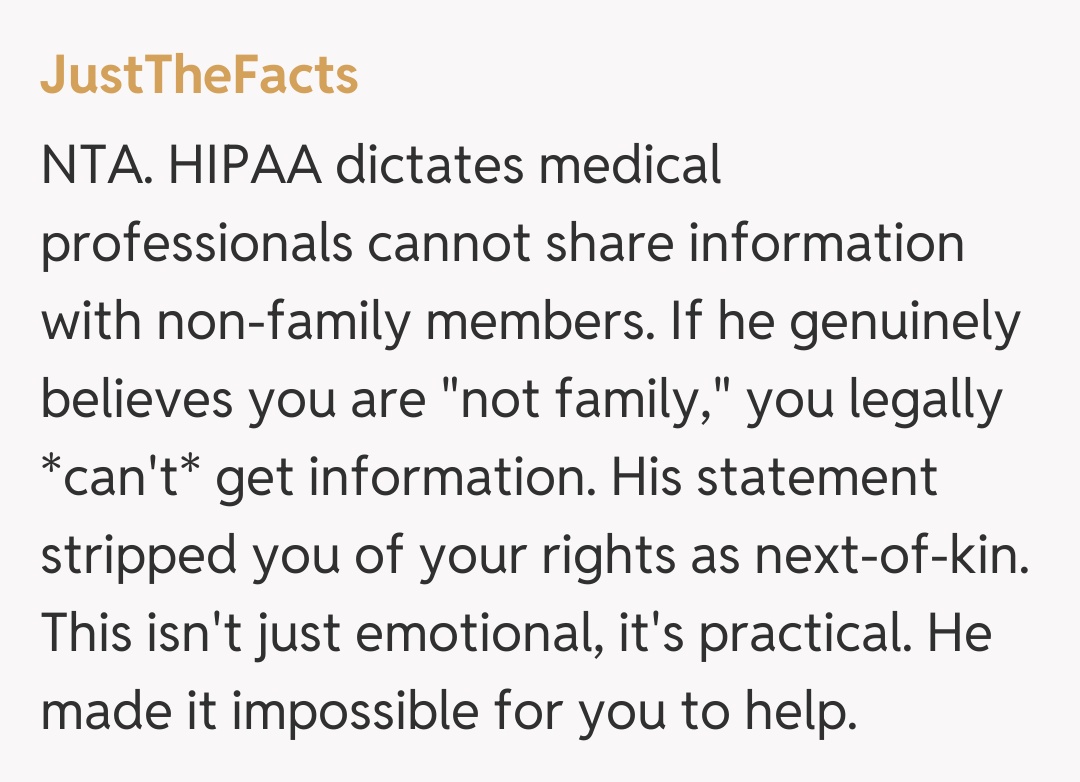 Comentariu de la JustTheFacts