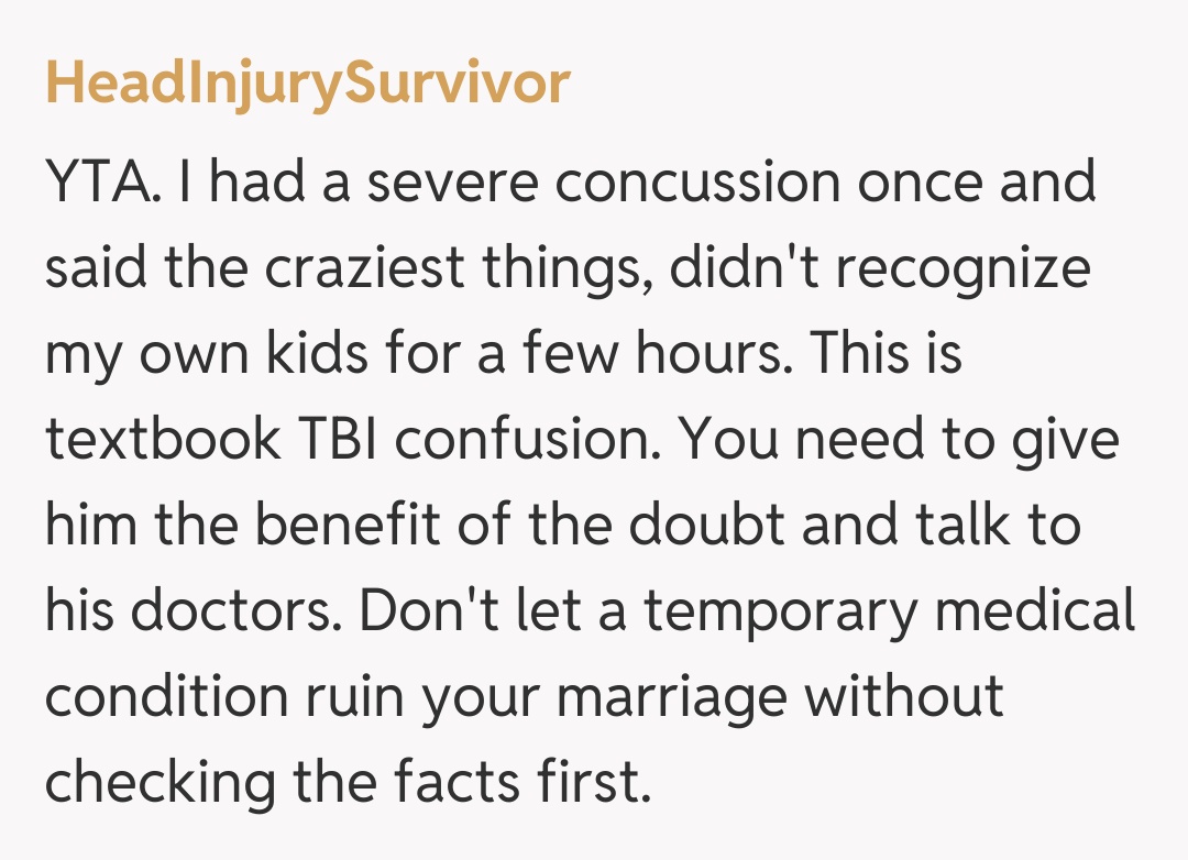 Comentariu de la HeadInjurySurvivor