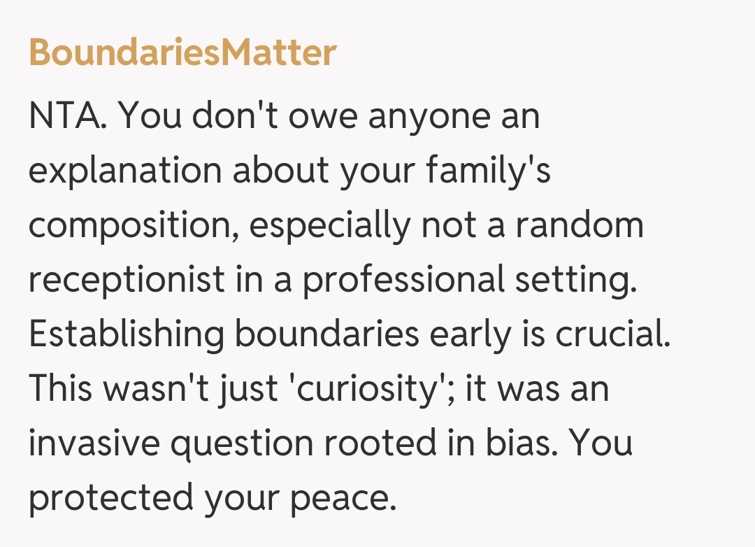 Comentariu de la BoundariesMatter