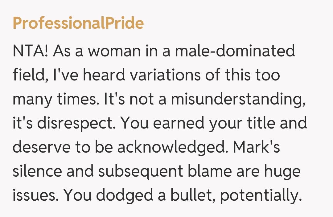 Comentariu de la ProfessionalPride