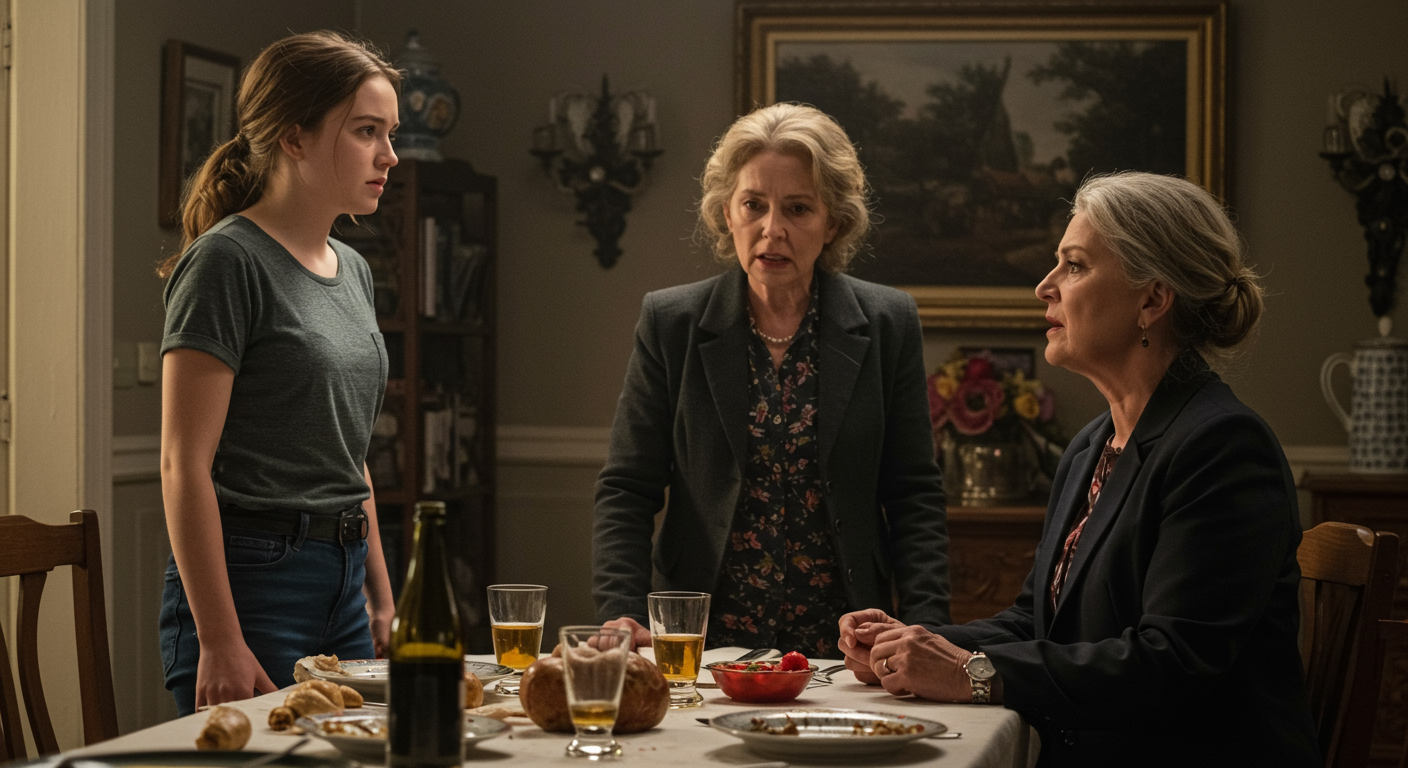 AITA for leaving the table after my boyfriend’s aunt asked if I “was helping clean up after dinner too”?