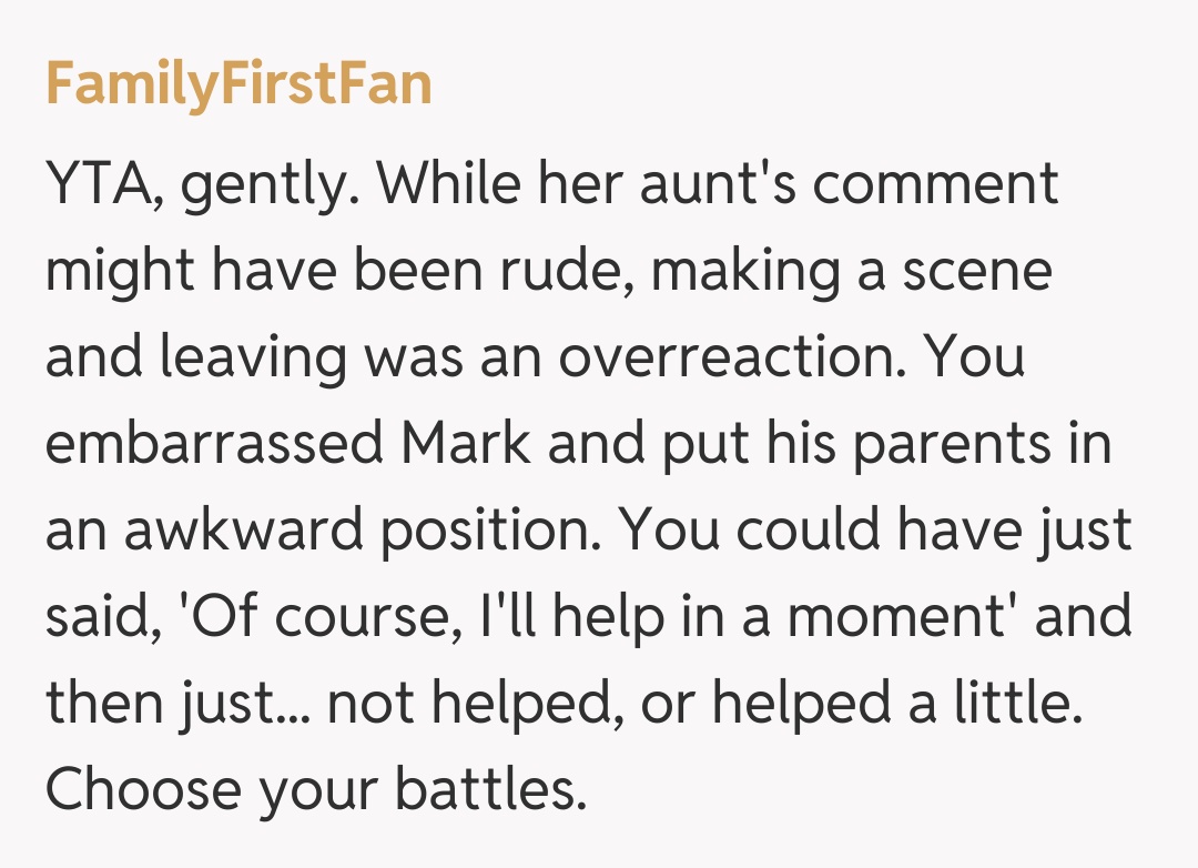 Comentariu de la FamilyFirstFan