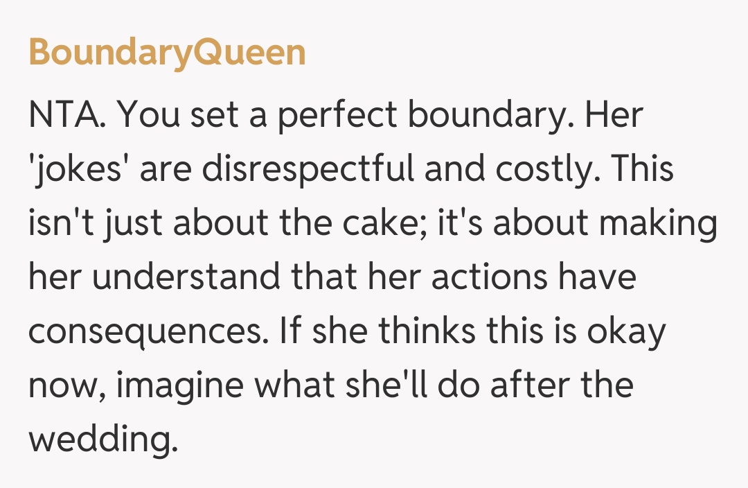 Comentariu de la BoundaryQueen