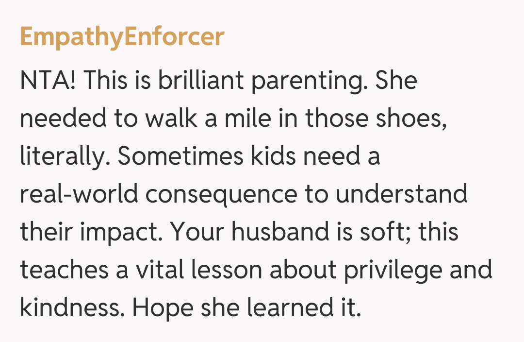 Comentariu de la EmpathyEnforcer