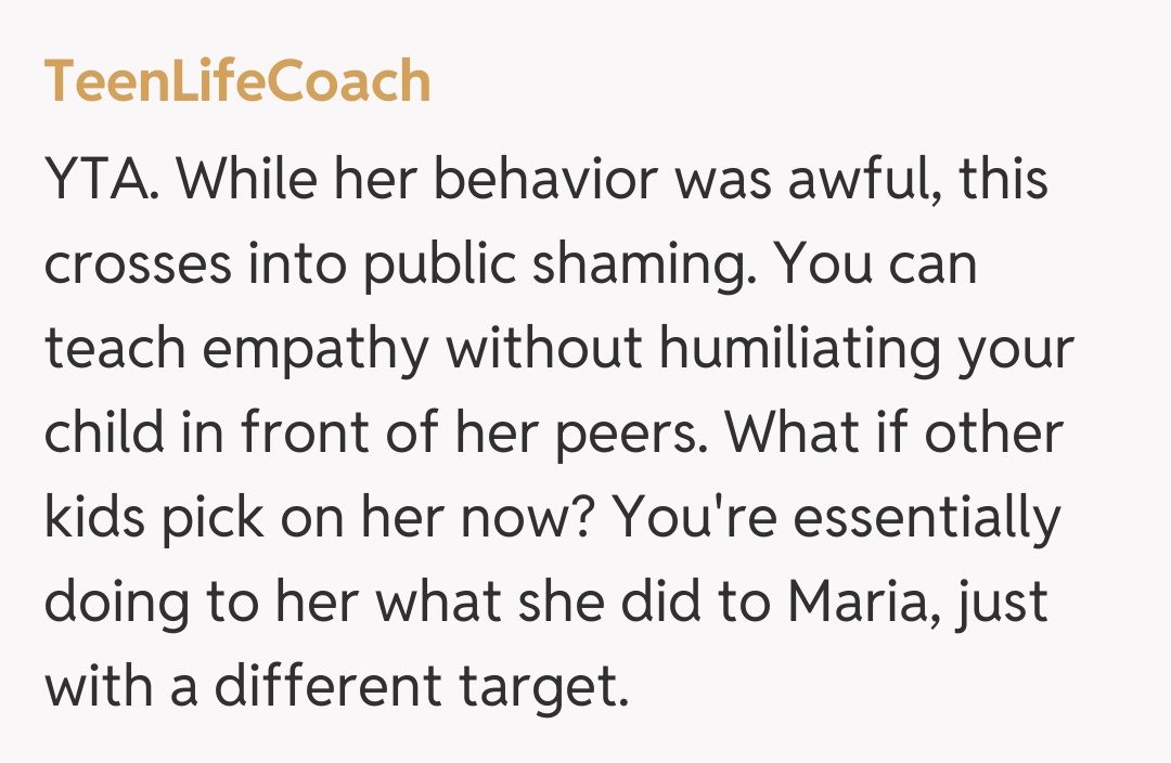 Comentariu de la TeenLifeCoach