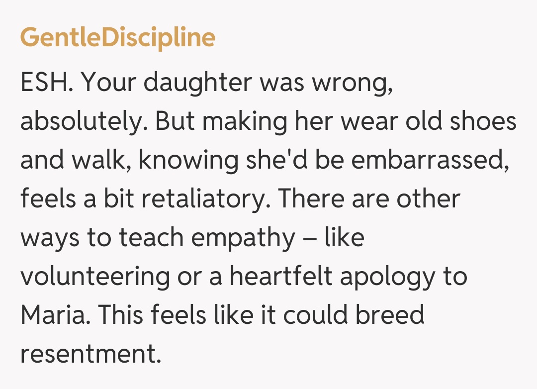 Comentariu de la GentleDiscipline