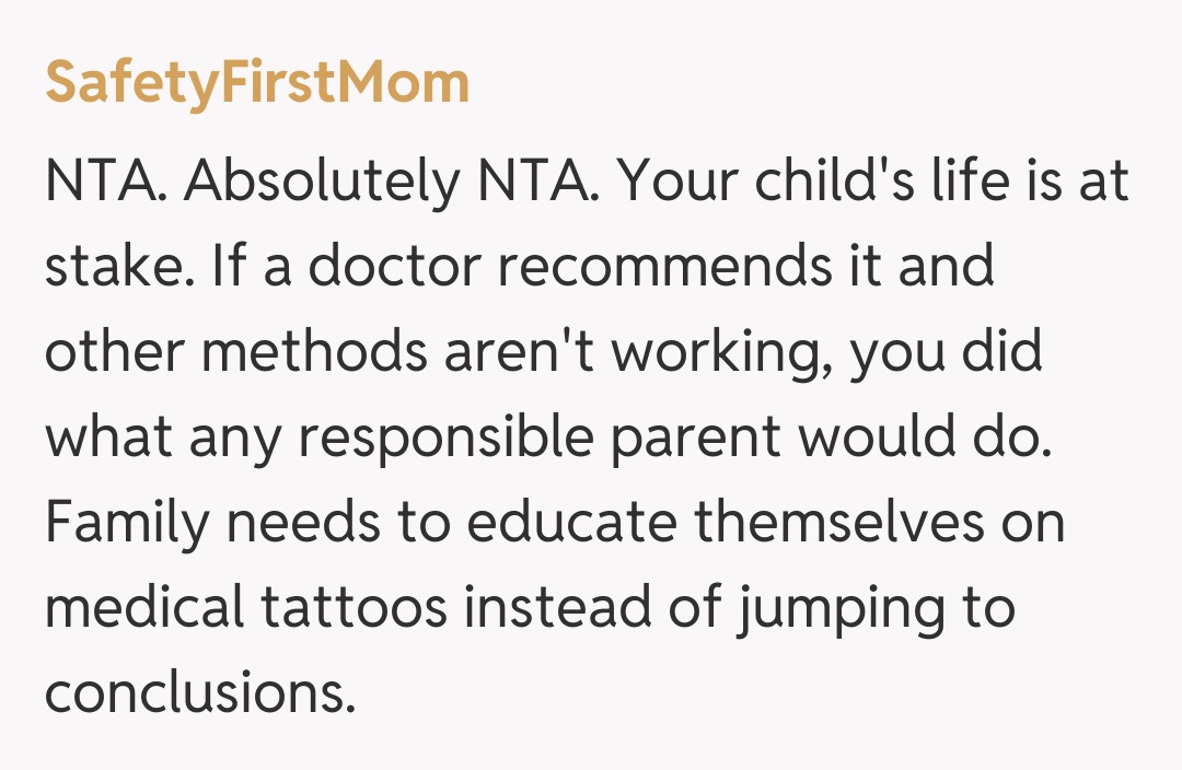 Comentariu de la SafetyFirstMom