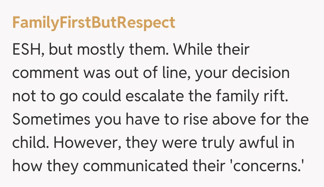 Comentariu de la FamilyFirstButRespect