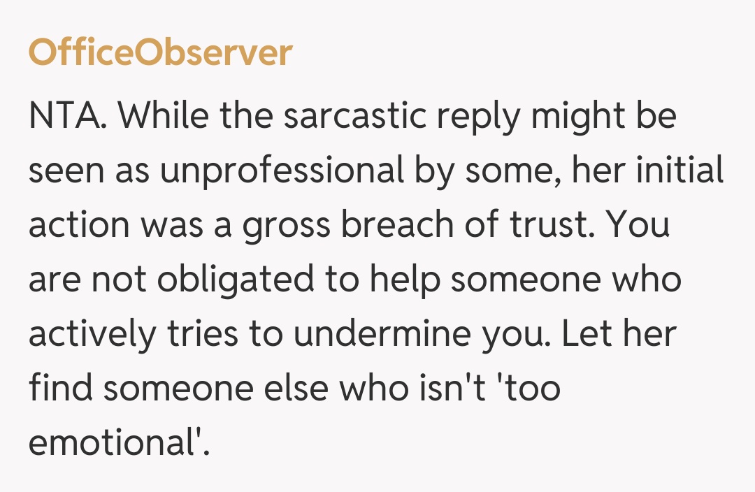 Comentariu de la OfficeObserver