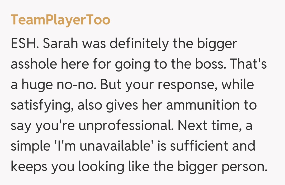 Comentariu de la TeamPlayerToo