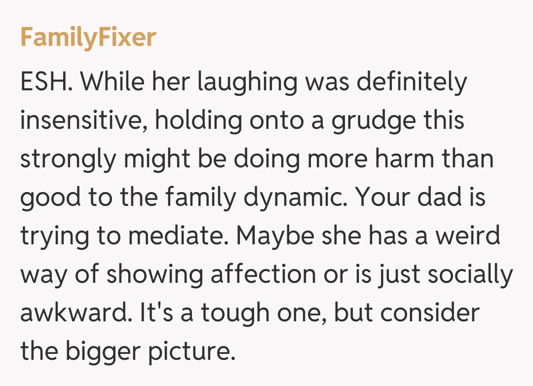 Comentariu de la FamilyFixer