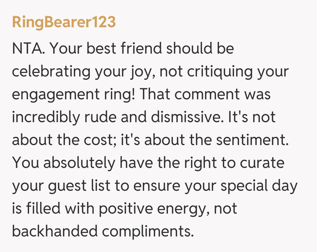 Comentariu de la RingBearer123