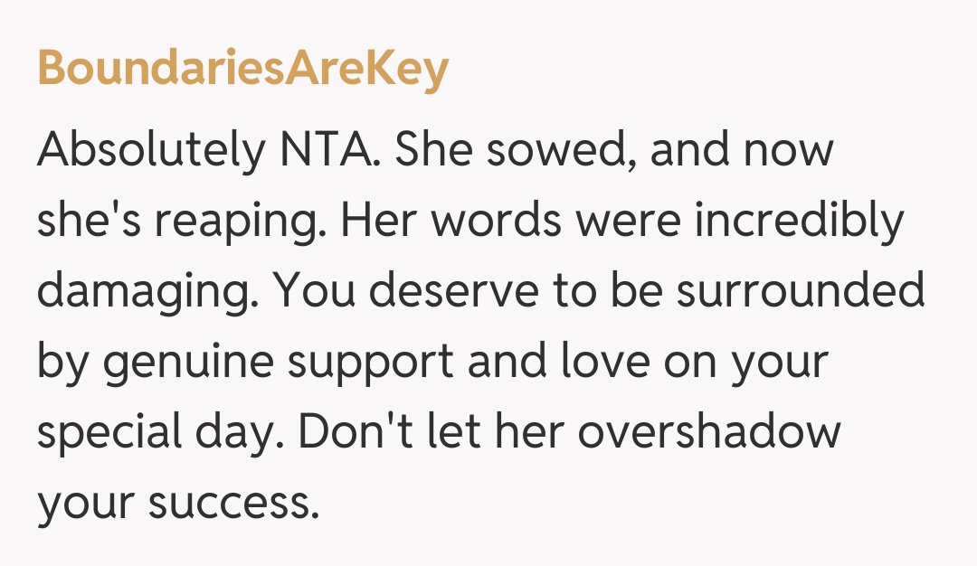 Comentariu de la BoundariesAreKey