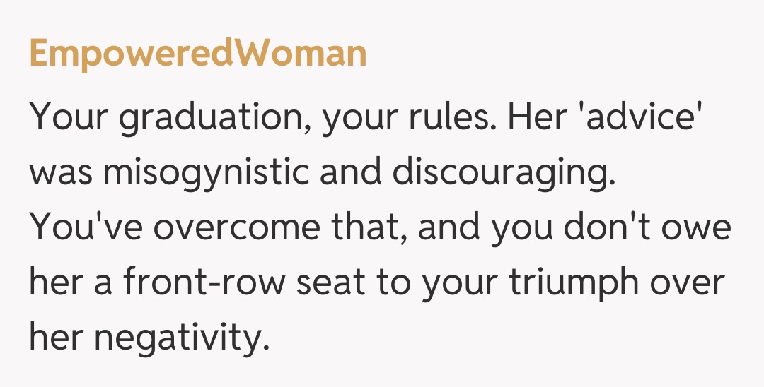 Comentariu de la EmpoweredWoman