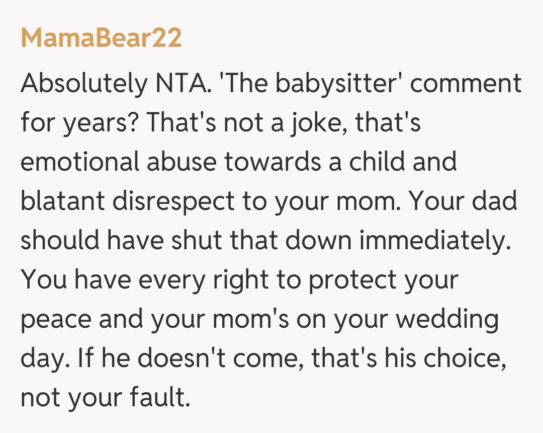 Comentariu de la MamaBear22