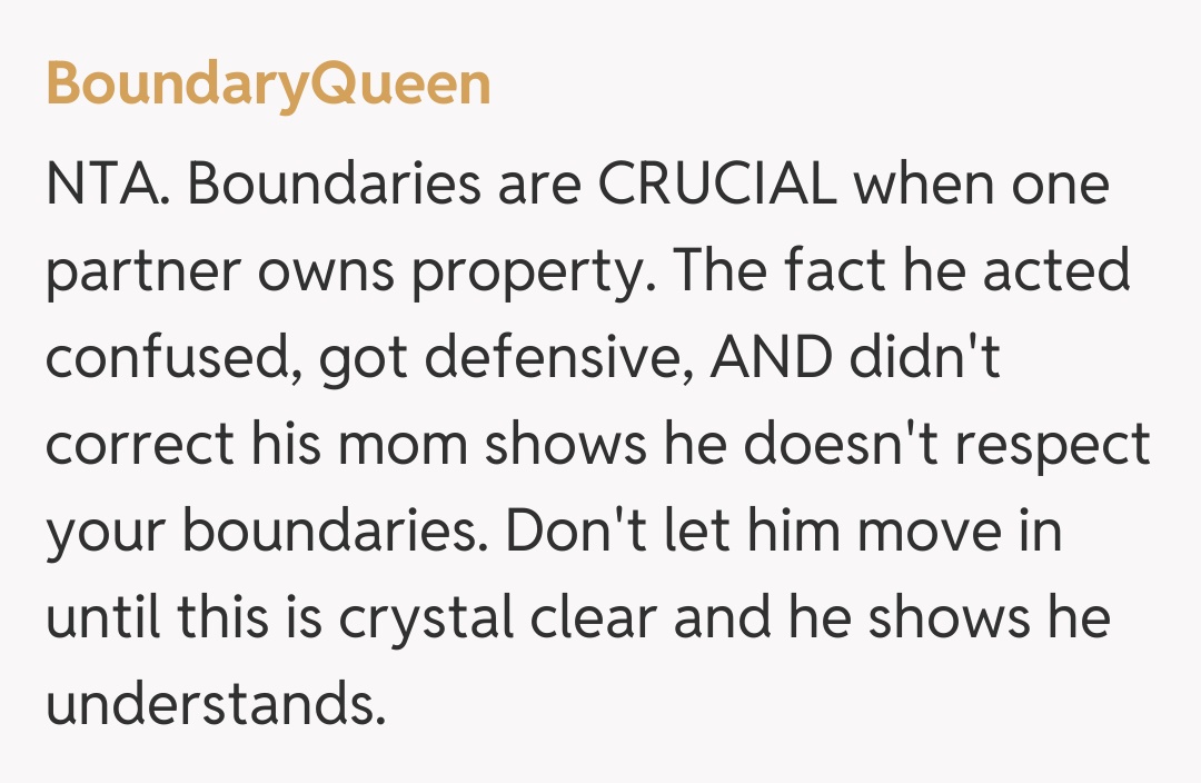 Comentariu de la BoundaryQueen