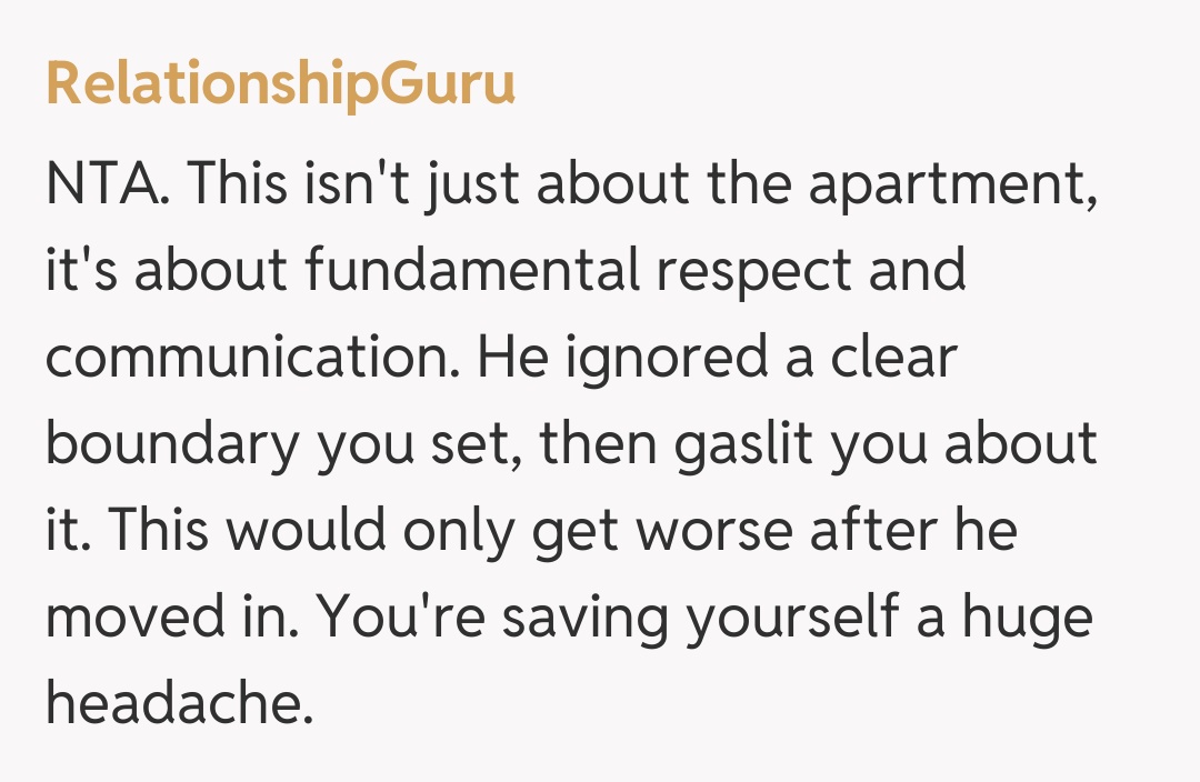 Comentariu de la RelationshipGuru