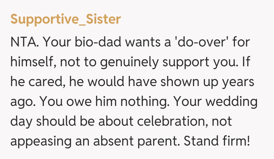 Comentariu de la Supportive_Sister