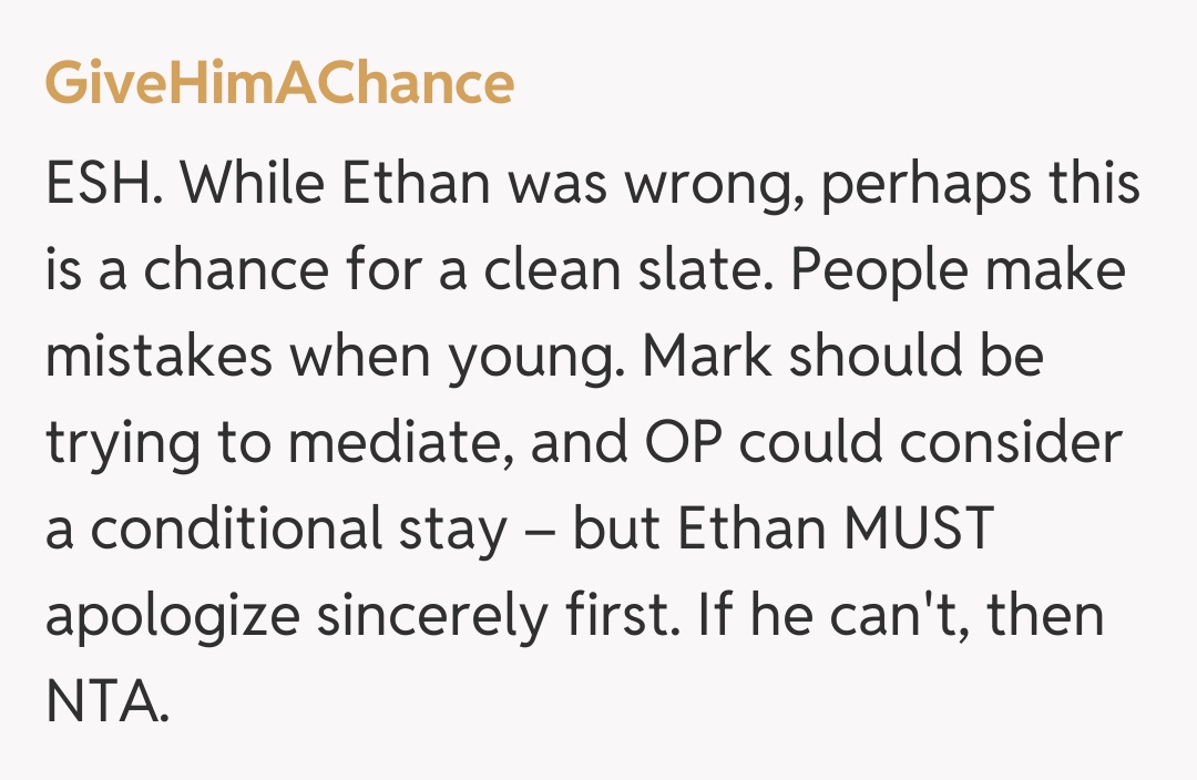 Comentariu de la GiveHimAChance