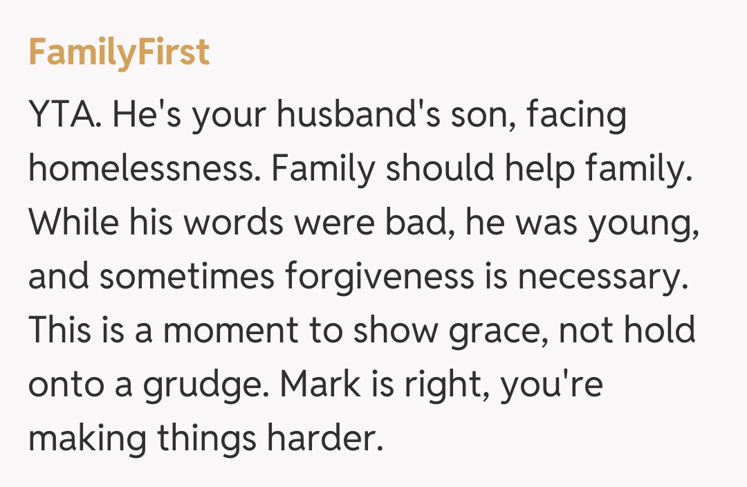 Comentariu de la FamilyFirst