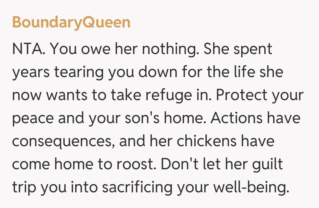 Comentariu de la BoundaryQueen