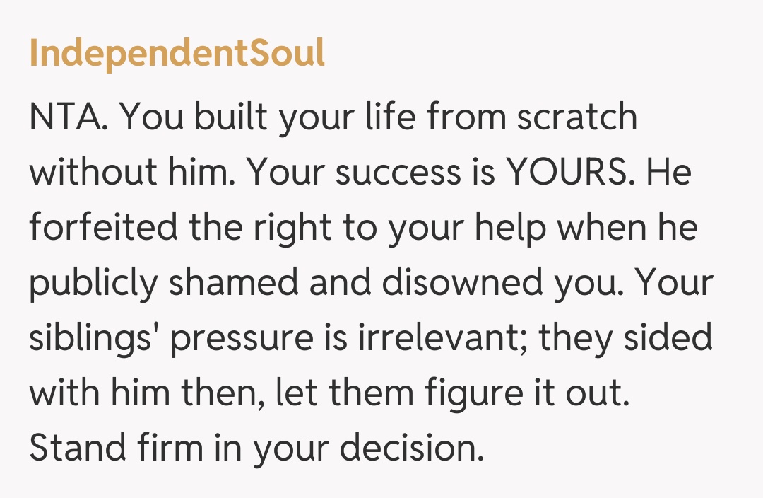 Comentariu de la IndependentSoul