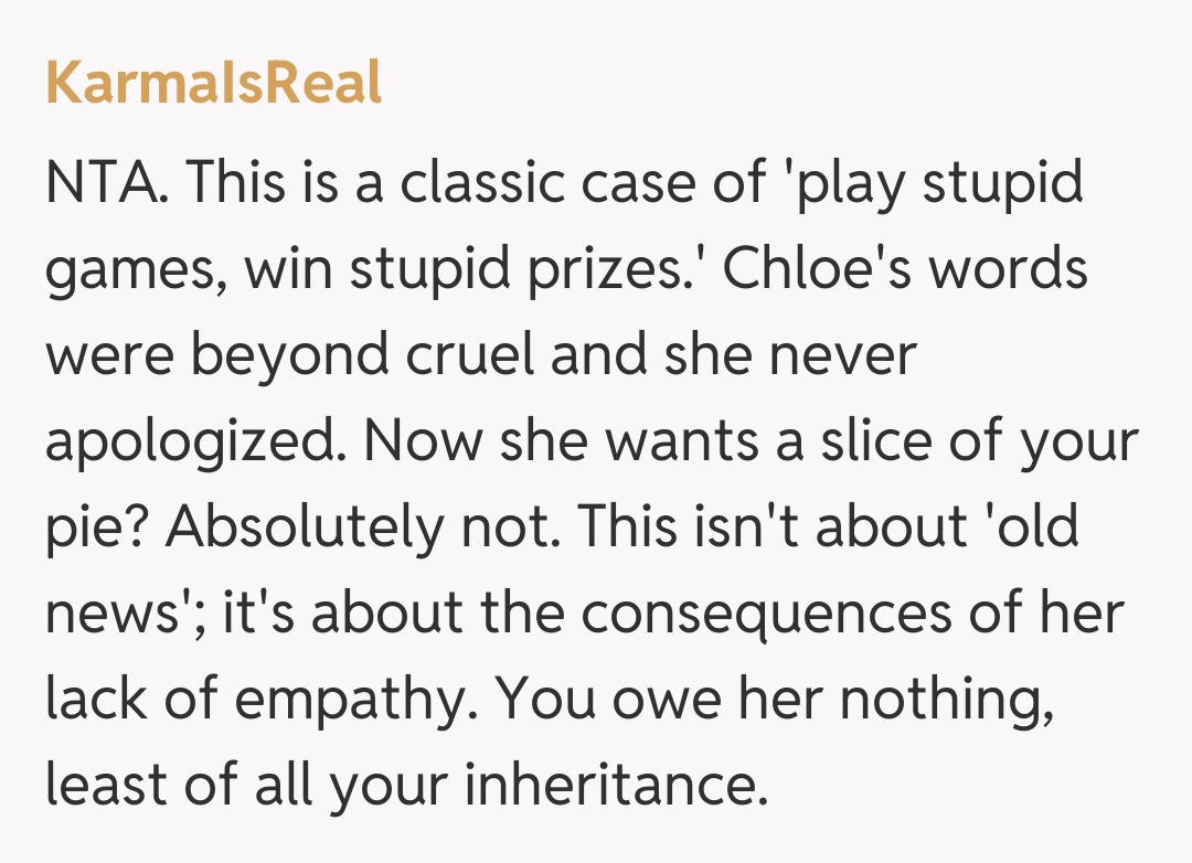 Comentariu de la KarmaIsReal