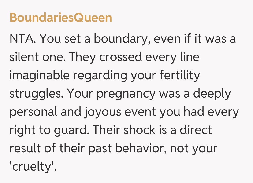 Comentariu de la BoundariesQueen