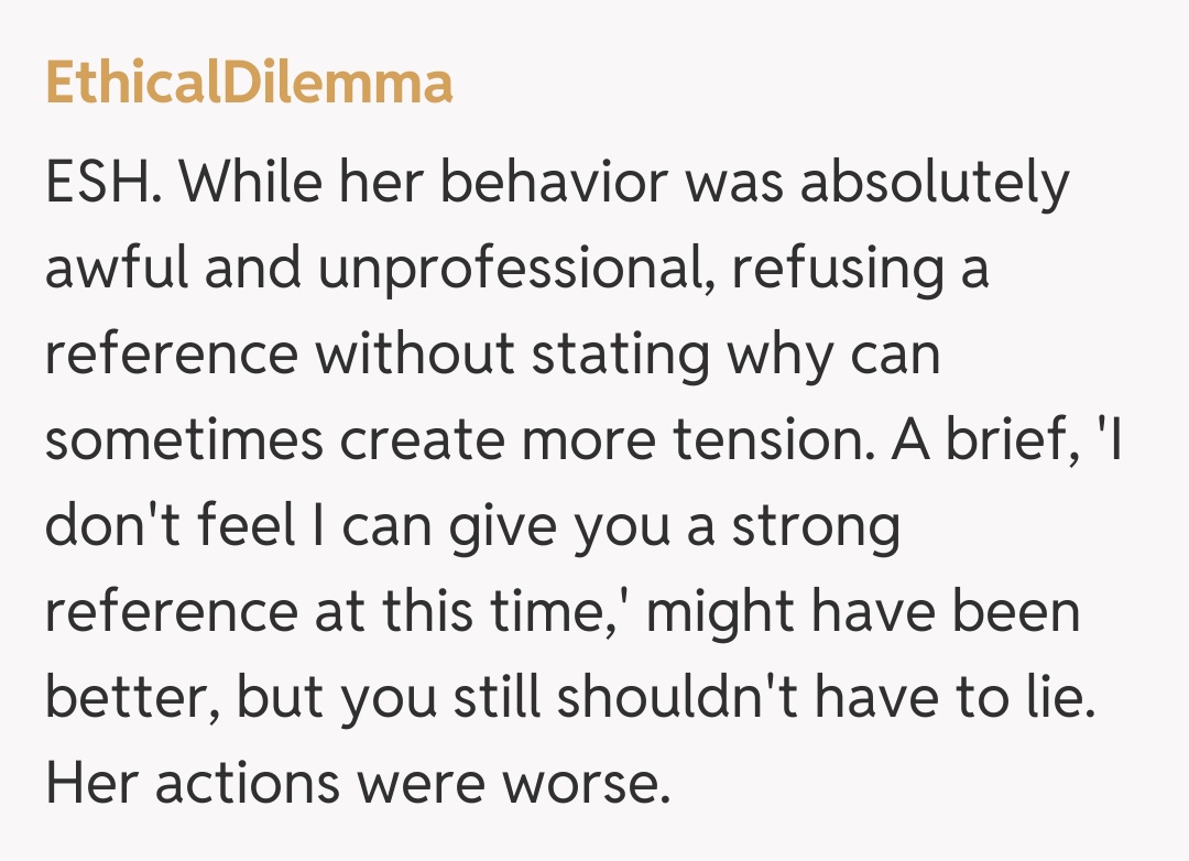 Comentariu de la EthicalDilemma