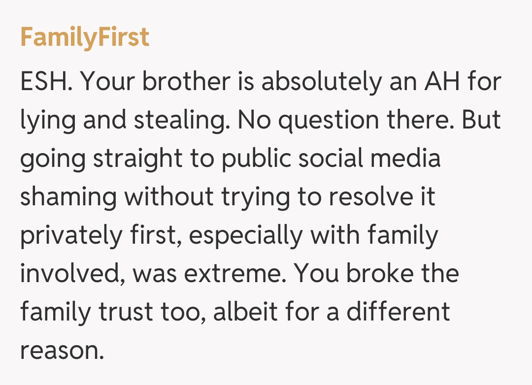 Comentariu de la FamilyFirst