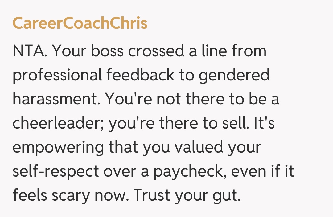 Comentariu de la CareerCoachChris