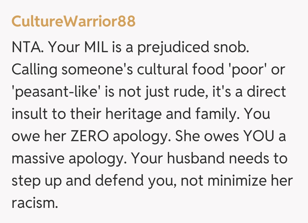 Comentariu de la CultureWarrior88
