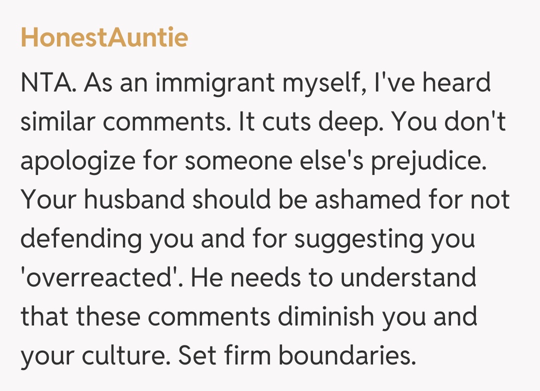 Comentariu de la HonestAuntie