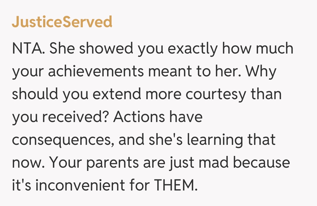 Comentariu de la JusticeServed