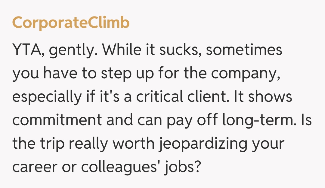 Comentariu de la CorporateClimb